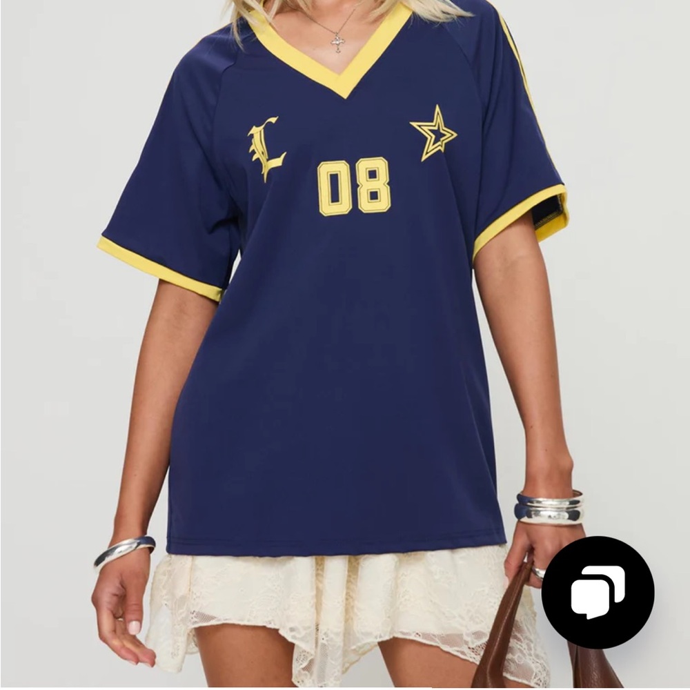 Princess Polly - LIONESS SPECTATE TEE NAVY